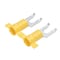 Panduit Fork Terminal, #8 Stud Size, 10 AWG, 600 V, Vinyl Insulated, Yellow, Crimp Termination Only PV10-8FFB-2K - alternate 2